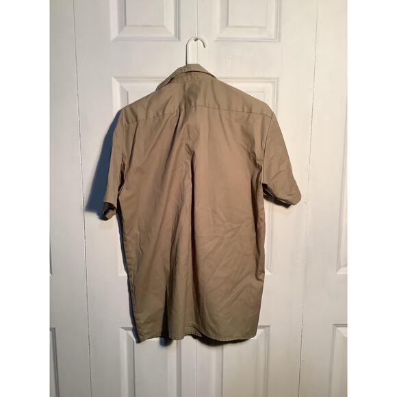 Dickies Button Down Khaki Work Shirt - Picture 3 of 3